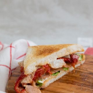 Sandwich vegetal tostado
